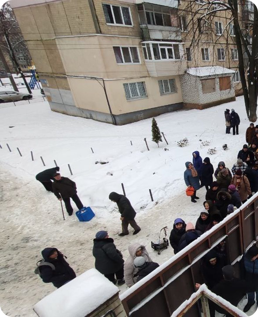 Mission 823 winter humanitarian relief for families in Ukraine